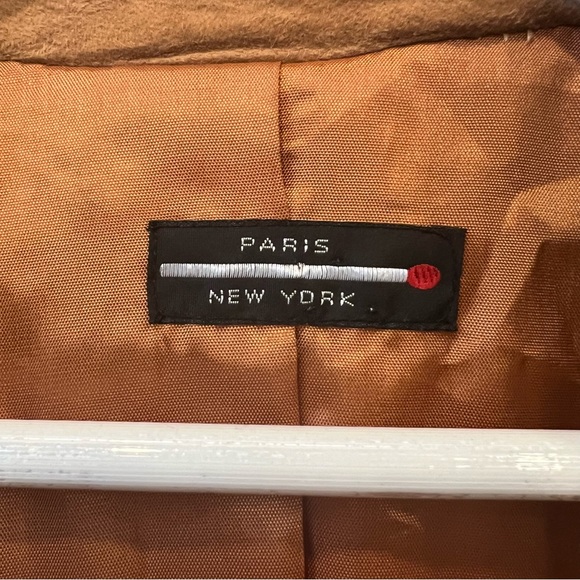 Vintage Western Open Front Super Soft Tan Suade Boho Jacket - Picture 7 of 17